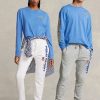 Mavi Erkek Ralph Lauren Klasik Kesim Polo Spor Forma Tişörtleri Mavi Erkek Ralph Lauren Klasik Kesim Polo Spor Forma Tişörtleri