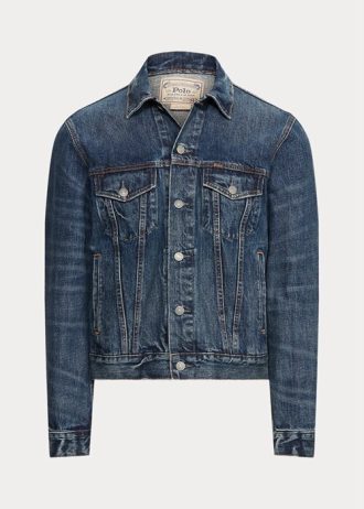 Mavi Erkek Ralph Lauren Kot Kamyoncu Ceketleri