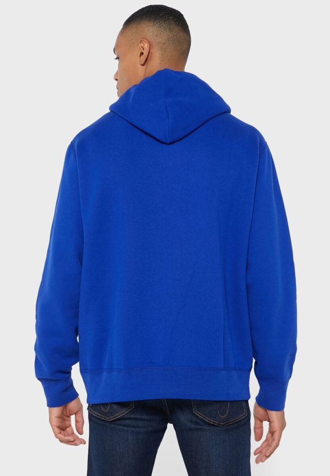 Mavi Erkek Ralph Lauren Logolu Kapüşonlu Üst Mavi Erkek Ralph Lauren Logolu Kapüşonlu Üst