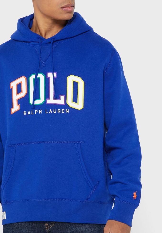 Mavi Erkek Ralph Lauren Logolu Kapüşonlu Üst Mavi Erkek Ralph Lauren Logolu Kapüşonlu Üst