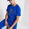 Mavi Erkek Ralph Lauren Logolu Yuvarlak Yaka Tişörtler