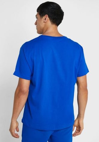 Mavi Erkek Ralph Lauren Logolu Yuvarlak Yaka Tişörtler