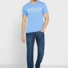 Mavi Erkek Ralph Lauren Logolu Yuvarlak Yaka Tişörtler Mavi Erkek Ralph Lauren Logolu Yuvarlak Yaka Tişörtler