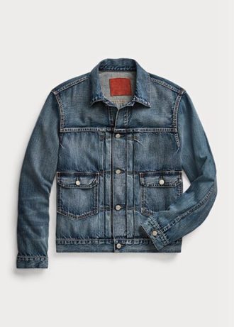 Mavi Erkek Ralph Lauren Overdale İndigo Denim Trucker Ceket
