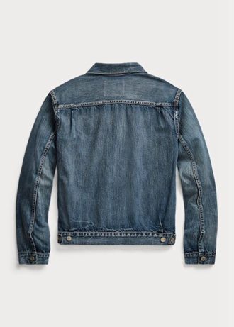 Mavi Erkek Ralph Lauren Overdale İndigo Denim Trucker Ceket