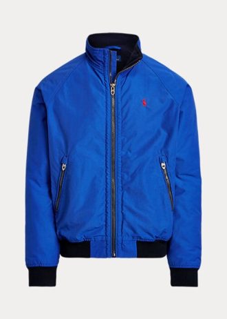 Mavi Erkek Ralph Lauren Raglan Kollu Ceketler