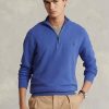 Mavi Erkek Ralph Lauren Örgülü Pamuklu Çeyrek Fermuarlı Kazak Mavi Erkek Ralph Lauren Örgülü Pamuklu Çeyrek Fermuarlı Kazak