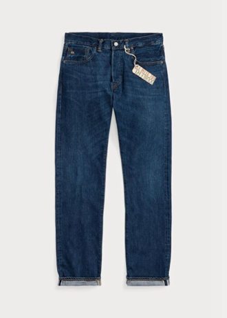Mavi Erkek Ralph Lauren Slim Fit Eastridge Selvedge Kot Pantolon