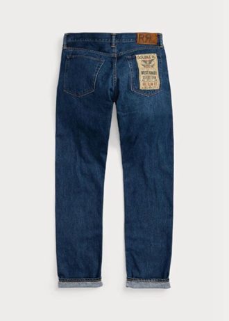 Mavi Erkek Ralph Lauren Slim Fit Eastridge Selvedge Kot Pantolon