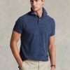 Mavi Erkek Ralph Lauren Slim Fit File Polo Tişörtler Mavi Erkek Ralph Lauren Slim Fit File Polo Tişörtler