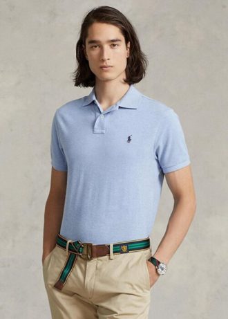 Mavi Erkek Ralph Lauren Slim Fit File Polo Tişörtler