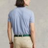 Mavi Erkek Ralph Lauren Slim Fit File Polo Tişörtler Mavi Erkek Ralph Lauren Slim Fit File Polo Tişörtler