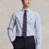 Mavi Erkek Ralph Lauren Slim Fit Çizgili Poplin Resmi Gömlekler Mavi Erkek Ralph Lauren Slim Fit Çizgili Poplin Resmi Gömlekler