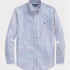 Mavi Erkek Ralph Lauren Slim Fit Çizgili Poplin Resmi Gömlekler Mavi Erkek Ralph Lauren Slim Fit Çizgili Poplin Resmi Gömlekler