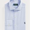 Mavi Erkek Ralph Lauren Slim Fit Çizgili Poplin Resmi Gömlekler Mavi Erkek Ralph Lauren Slim Fit Çizgili Poplin Resmi Gömlekler