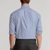Mavi Erkek Ralph Lauren Slim Fit Çizgili Poplin Resmi Gömlekler Mavi Erkek Ralph Lauren Slim Fit Çizgili Poplin Resmi Gömlekler