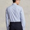 Mavi Erkek Ralph Lauren Slim Fit Çizgili Poplin Resmi Gömlekler Mavi Erkek Ralph Lauren Slim Fit Çizgili Poplin Resmi Gömlekler