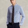 Mavi Erkek Ralph Lauren Slim Fit Çizgili Streç Poplin Resmi Gömlekler Mavi Erkek Ralph Lauren Slim Fit Çizgili Streç Poplin Resmi Gömlekler