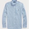 Mavi Erkek Ralph Lauren Slim Fit Çizgili Streç Poplin Resmi Gömlekler Mavi Erkek Ralph Lauren Slim Fit Çizgili Streç Poplin Resmi Gömlekler