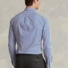 Mavi Erkek Ralph Lauren Slim Fit Çizgili Streç Poplin Resmi Gömlekler Mavi Erkek Ralph Lauren Slim Fit Çizgili Streç Poplin Resmi Gömlekler