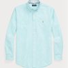 Mavi Erkek Ralph Lauren Slim Fit Oxford Gömlekler Mavi Erkek Ralph Lauren Slim Fit Oxford Gömlekler