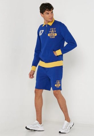 Mavi Erkek Ralph Lauren Temel Şort