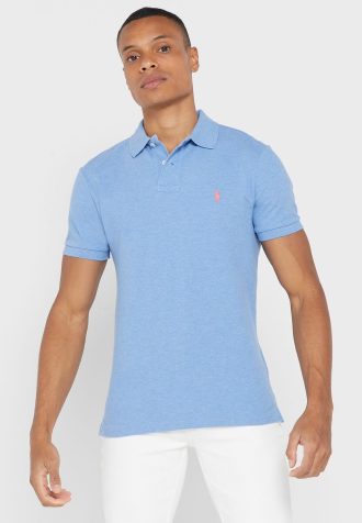 Mavi Erkek Ralph Lauren Temel Polo Tişörtleri