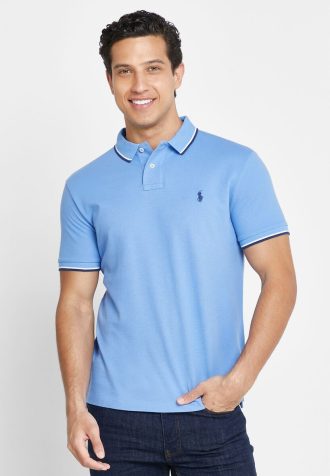 Mavi Erkek Ralph Lauren Temel Polo Tişörtleri