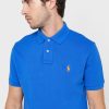 Mavi Erkek Ralph Lauren Temel Polo Tişörtleri Mavi Erkek Ralph Lauren Temel Polo Tişörtleri