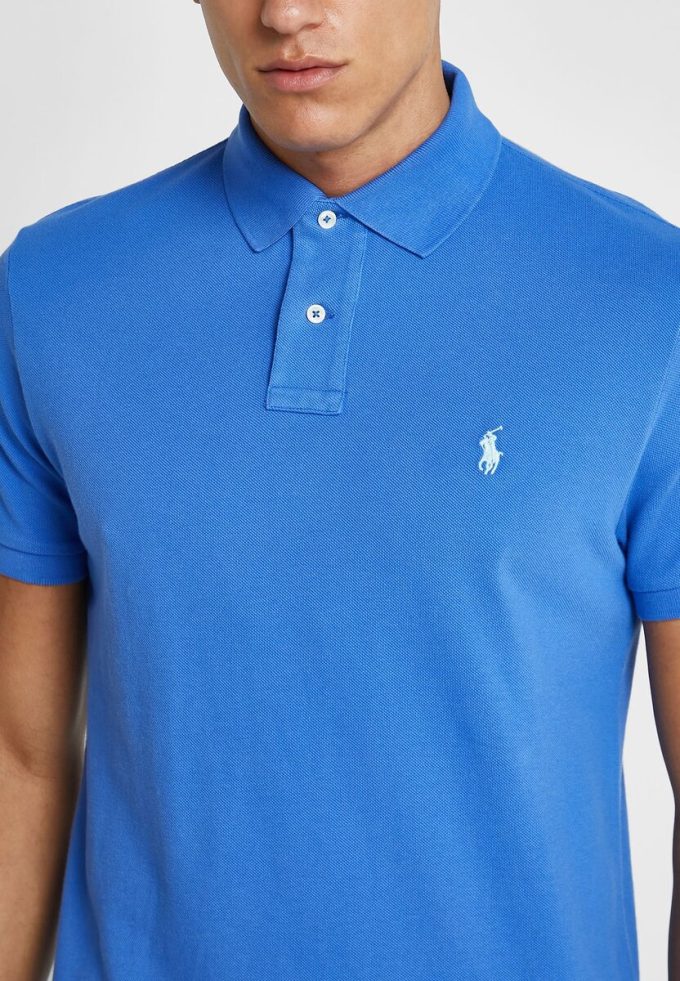 Mavi Erkek Ralph Lauren Temel Polo Tişörtleri Mavi Erkek Ralph Lauren Temel Polo Tişörtleri