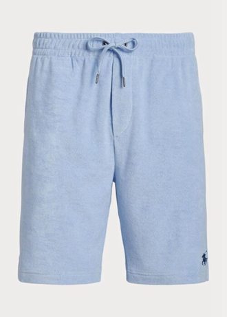 Mavi Erkek Ralph Lauren Terry Bağcıklı Şort
