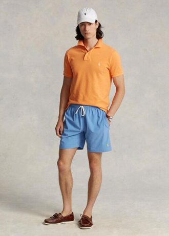 Mavi Erkek Ralph Lauren Traveller Mayo Şortu