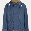Mavi Erkek Ralph Lauren Twill Kapüşonlu Ceketler Mavi Erkek Ralph Lauren Twill Kapüşonlu Ceketler