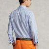 Mavi Erkek Ralph Lauren Özel Kesim Çizgili Performans Resmi Gömlekleri Mavi Erkek Ralph Lauren Özel Kesim Çizgili Performans Resmi Gömlekleri