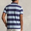 Mavi Erkek Ralph Lauren Özel Slim Fit Büyük Pony File Polo Tişörtleri Mavi Erkek Ralph Lauren Özel Slim Fit Büyük Pony File Polo Tişörtleri