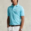 Mavi Erkek Ralph Lauren Özel Slim Fit File Polo Tişörtler Mavi Erkek Ralph Lauren Özel Slim Fit File Polo Tişörtler