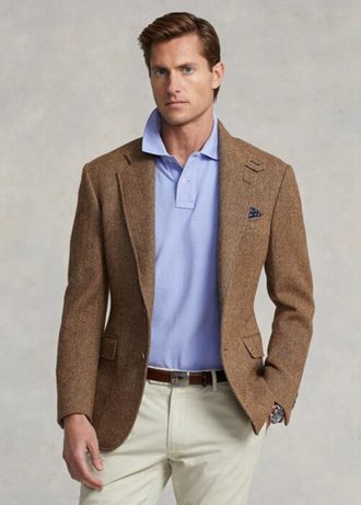 Mavi Erkek Ralph Lauren Özel Slim Fit File Polo Tişörtler