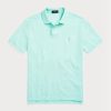 Mavi Erkek Ralph Lauren Özel Slim Fit File Polo Tişörtler Mavi Erkek Ralph Lauren Özel Slim Fit File Polo Tişörtler