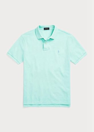 Mavi Erkek Ralph Lauren Özel Slim Fit File Polo Tişörtler