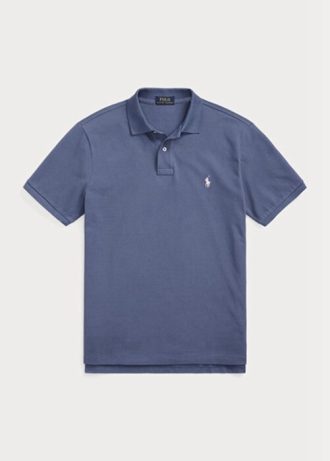 Mavi Erkek Ralph Lauren Özel Slim Fit File Polo Tişörtler