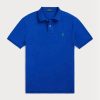 Mavi Erkek Ralph Lauren Özel Slim Fit File Polo Tişörtler Mavi Erkek Ralph Lauren Özel Slim Fit File Polo Tişörtler