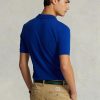 Mavi Erkek Ralph Lauren Özel Slim Fit File Polo Tişörtler Mavi Erkek Ralph Lauren Özel Slim Fit File Polo Tişörtler