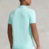 Mavi Erkek Ralph Lauren Özel Slim Fit File Polo Tişörtler Mavi Erkek Ralph Lauren Özel Slim Fit File Polo Tişörtler