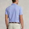 Mavi Erkek Ralph Lauren Özel Slim Fit File Polo Tişörtler Mavi Erkek Ralph Lauren Özel Slim Fit File Polo Tişörtler
