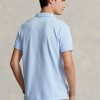 Mavi Erkek Ralph Lauren Özel Slim Fit File Polo Tişörtler Mavi Erkek Ralph Lauren Özel Slim Fit File Polo Tişörtler