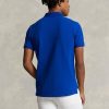 Mavi Erkek Ralph Lauren Özel Slim Fit File Polo Tişörtler Mavi Erkek Ralph Lauren Özel Slim Fit File Polo Tişörtler