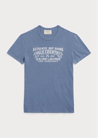 Mavi Erkek Ralph Lauren Özel Slim Fit Polo Country Tişörtleri