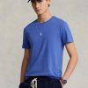 Mavi Erkek Ralph Lauren Özel Slim Fit Yuvarlak Yaka Tişörtler Mavi Erkek Ralph Lauren Özel Slim Fit Yuvarlak Yaka Tişörtler