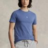 Mavi Erkek Ralph Lauren Özel Slim Fit Yuvarlak Yaka Tişörtler Mavi Erkek Ralph Lauren Özel Slim Fit Yuvarlak Yaka Tişörtler