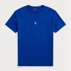 Mavi Erkek Ralph Lauren Özel Slim Fit Yuvarlak Yaka Tişörtler Mavi Erkek Ralph Lauren Özel Slim Fit Yuvarlak Yaka Tişörtler